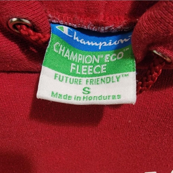 Belmont College Men's Size Small Red Champions College Hoodie - Picture 5 of 5